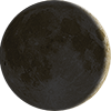 Waxing Crescent on 07/24/2028